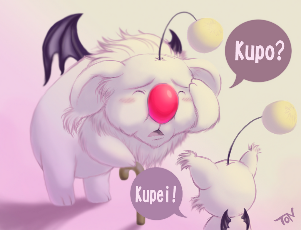 Moogle Talk Old Moogle by TonAlleks on DeviantArt