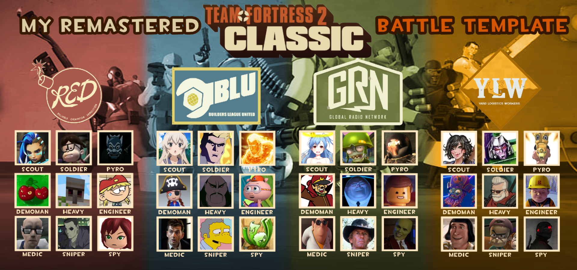 My Team Fortress 2 Battle Template