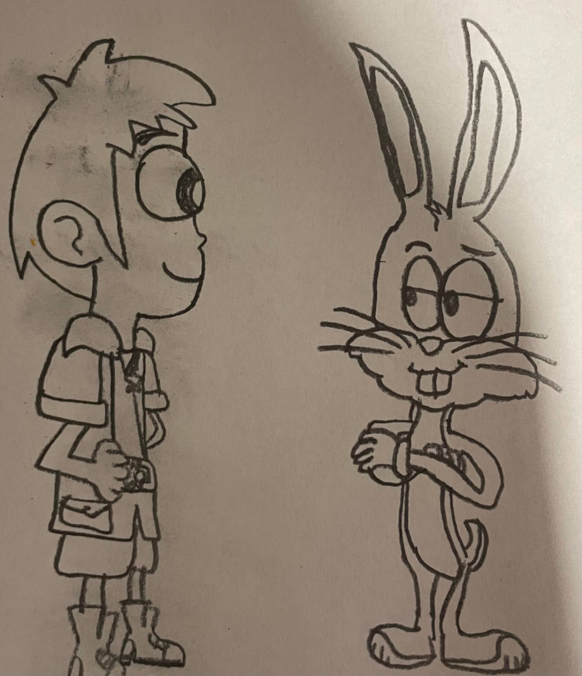Andy Meets Bugs Bunny by SANDBBFan on DeviantArt