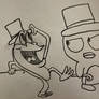 Michigan J Frog Dancing With Badtz Maru