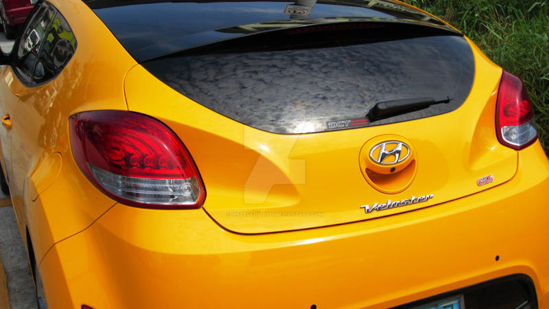 Veloster Back Hyundai Veloster Back View by GiftedChild777 on DeviantArt