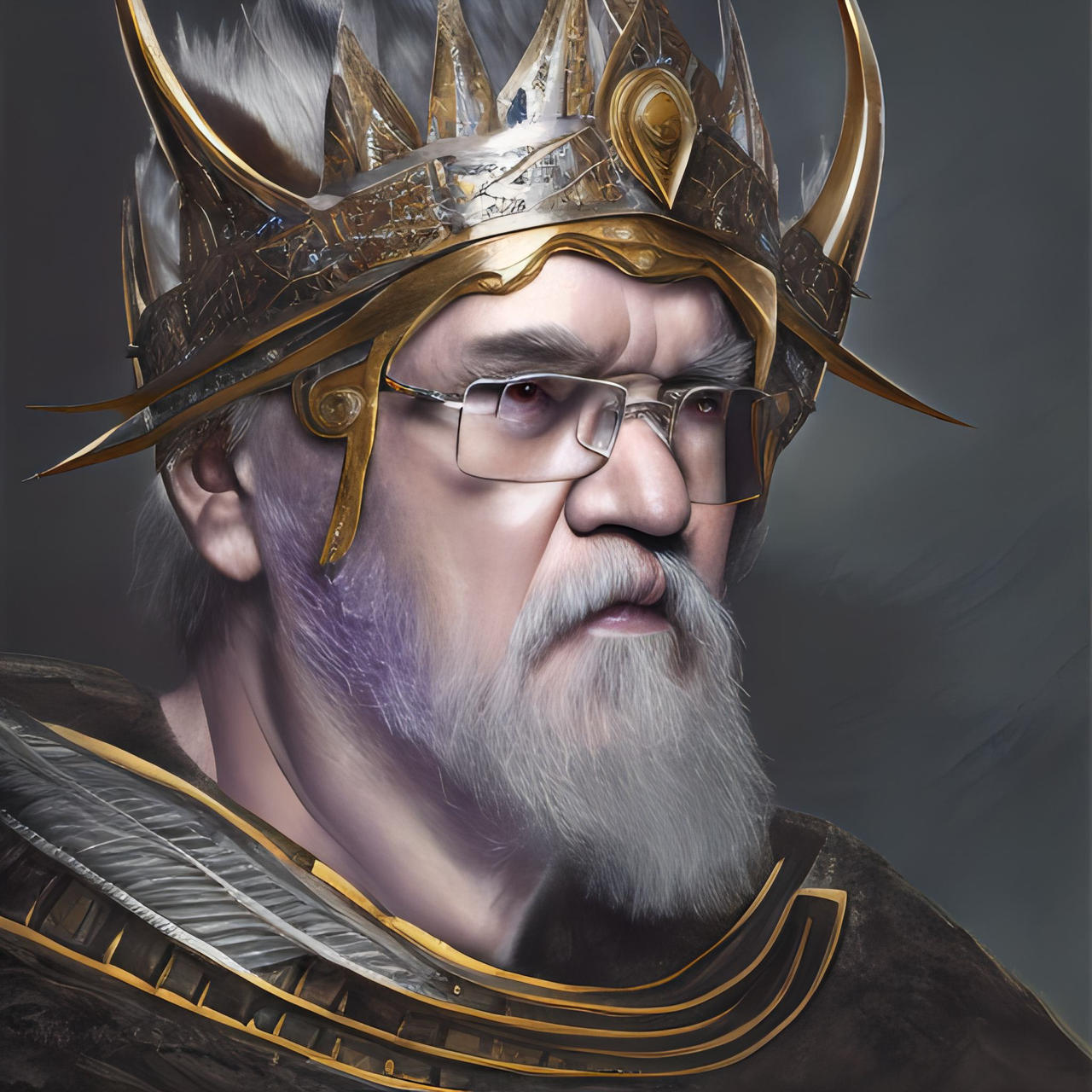 George R.R. Martin in G.O.T. by BadgerCMYK on DeviantArt