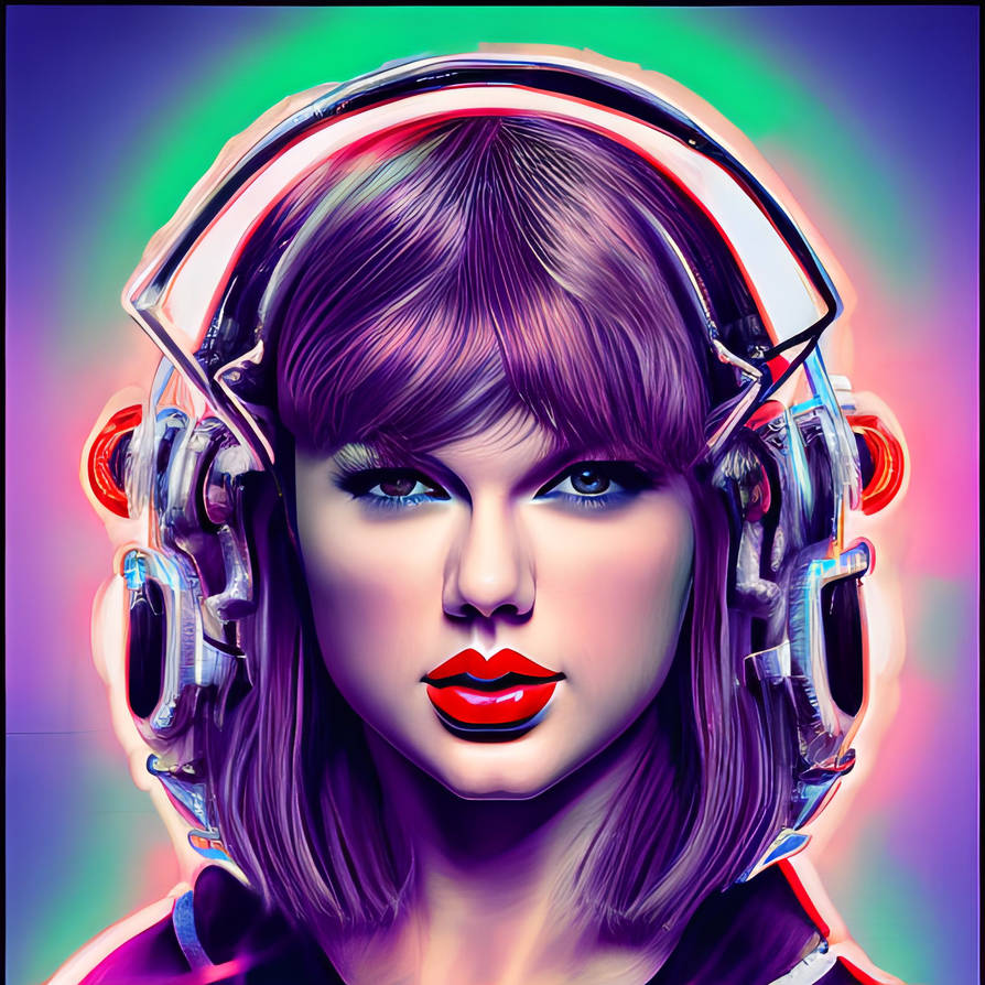 Taylor Swift portrait, Cyberpunk style [demi] by BadgerCMYK on DeviantArt