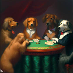 Dogs Playing Poker 4