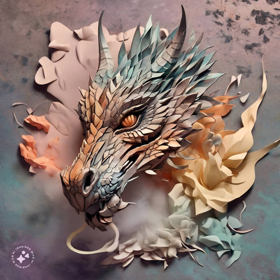 Paper Dragon 3 by BadgerCMYK on DeviantArt