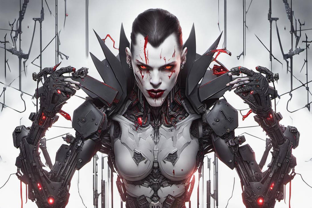 Future Vampire Cyborg Vampire by BadgerCMYK on DeviantArt