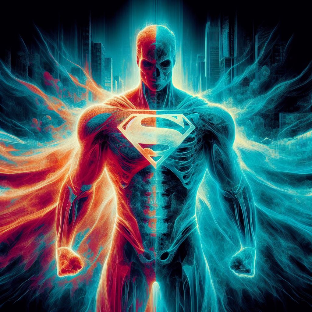Superman Vision Superman X-ray by BadgerCMYK on DeviantArt