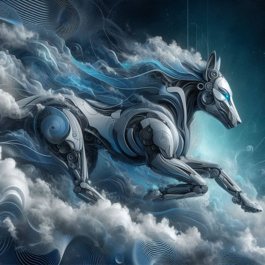 Computer Wolf Deviantart Cyber Wolf by BadgerCMYK on DeviantArt