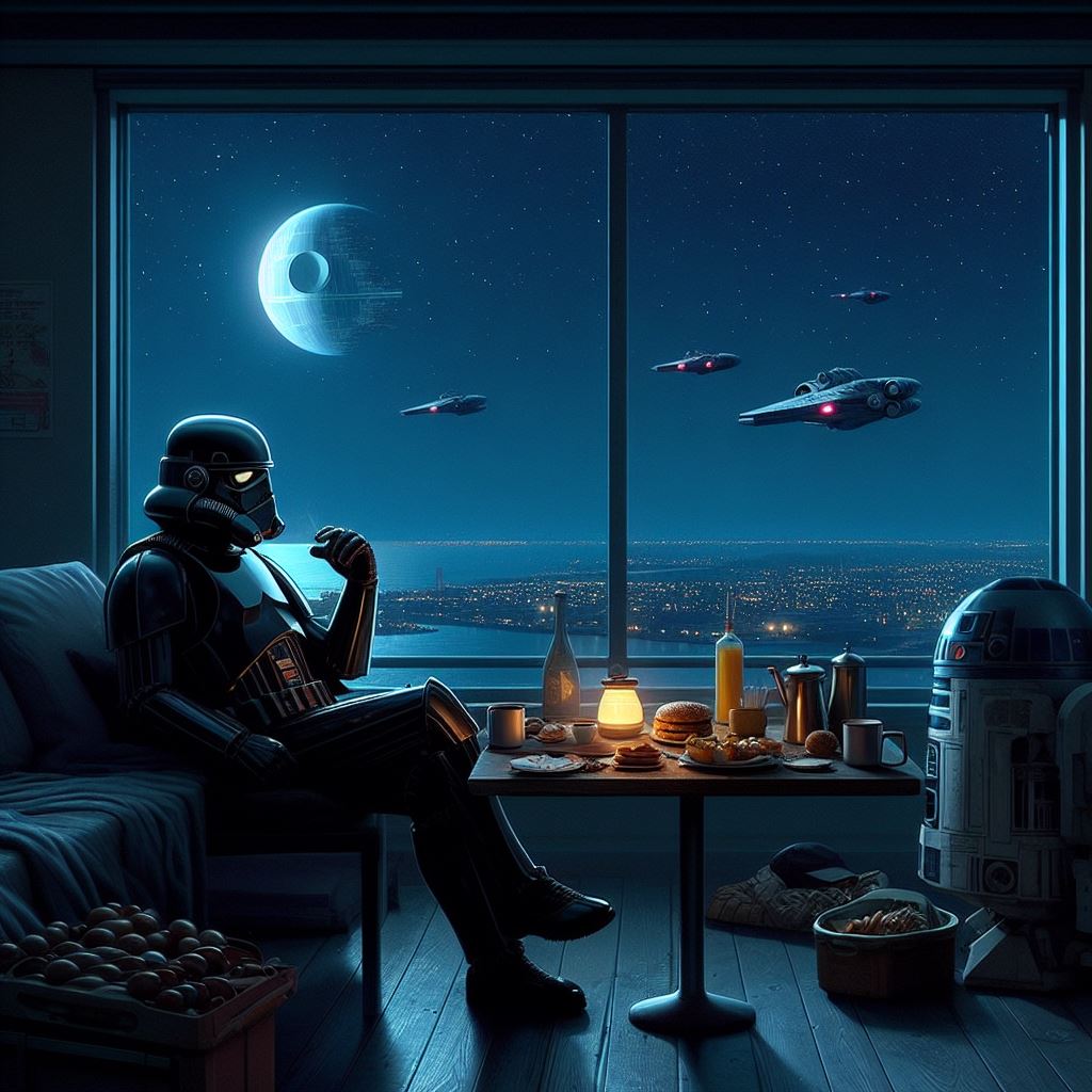 Star Wars Style Nighthawks By Edward Hopper By BadgerCMYK On DeviantArt star-wars-style-nighthawks-by-edward-hopper-by-badgercmyk-on-deviantart