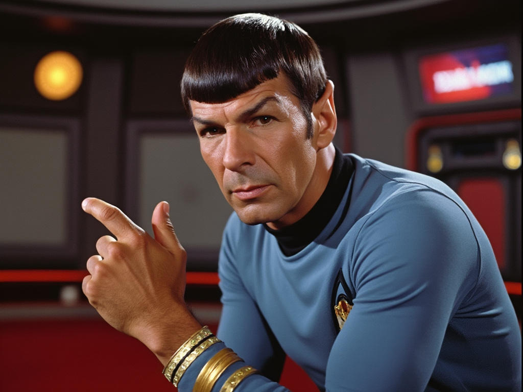Spok Enterprise Computer Spock on the Enterprise Bridge by BadgerCMYK on DeviantArt