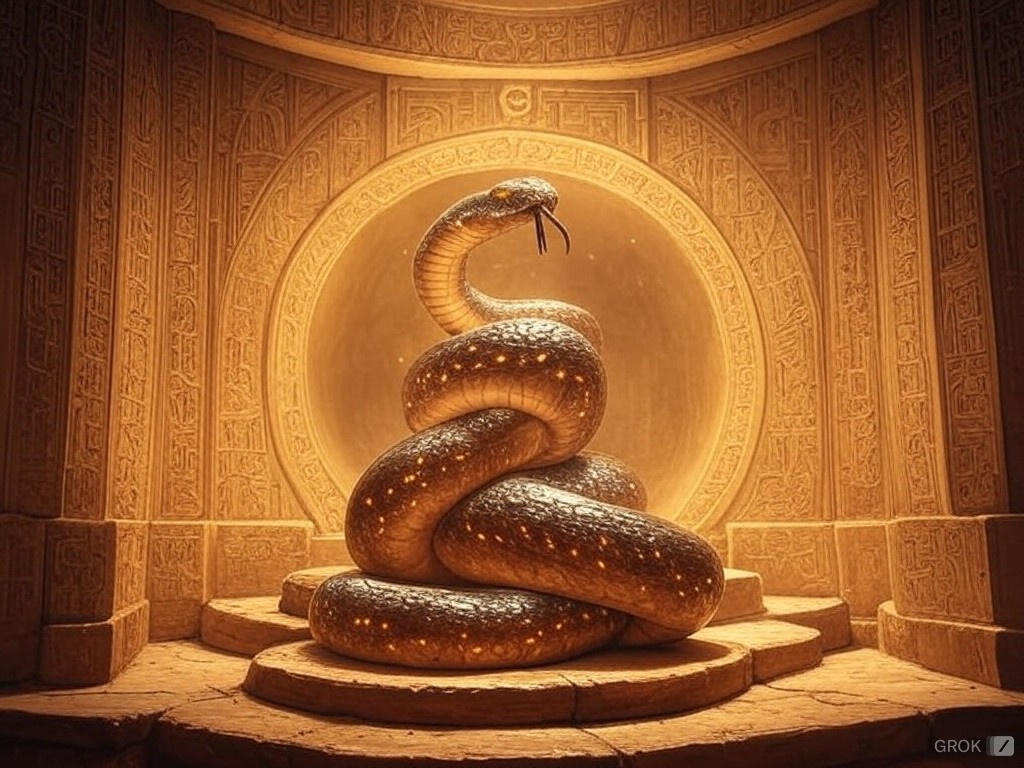 Snake God Python Snake God in Temple by BadgerCMYK on DeviantArt