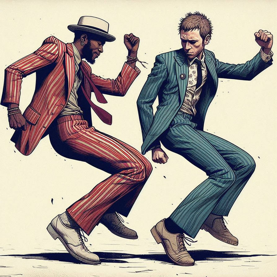 Dancing men by BadgerCMYK on DeviantArt