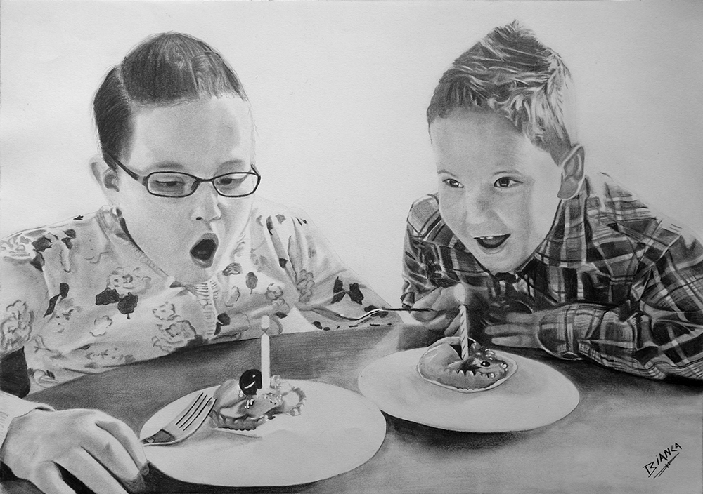 Pencil Drawing Of A Girl And Boy By Bianca 0 Artist On Deviantart