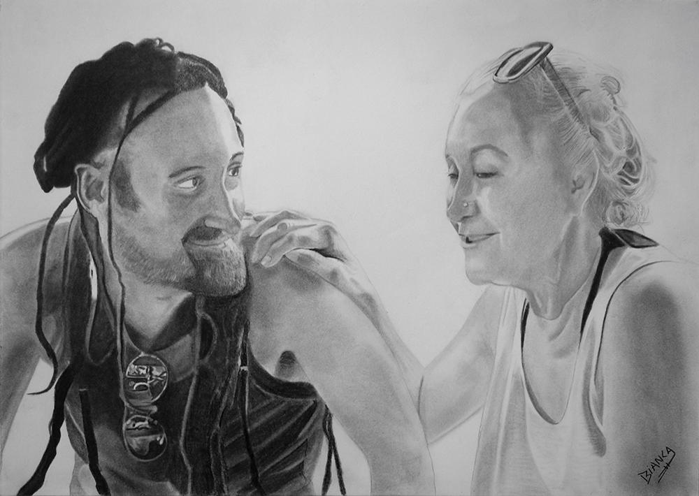 Recklessly: Art Mother And Son Sketch