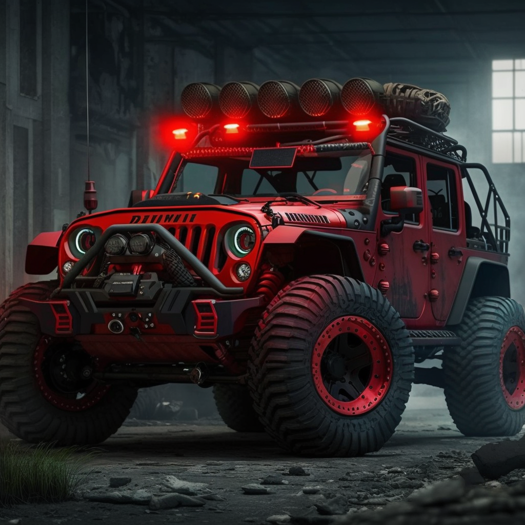 Deviantart Wranglers Jeep JLU Wrangler Rubicon Red Mod Concept by Belon on DeviantArt