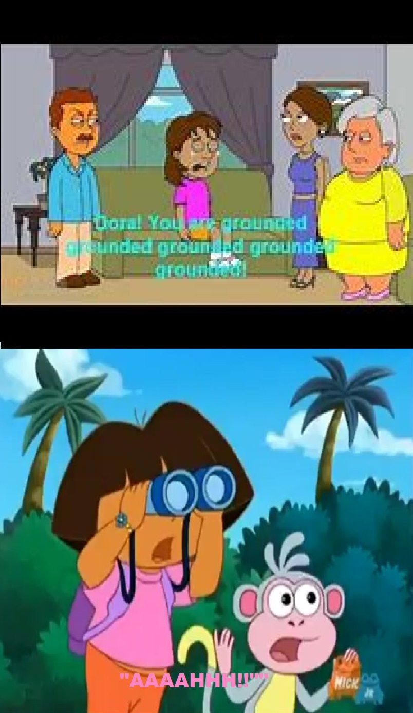 Dora gets grounded scares Dora by RhiannaPiano300 on DeviantArt