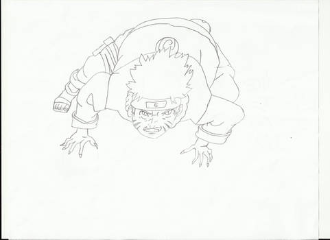 Naruto crouching