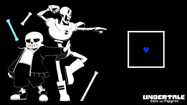 [MMD]Undertale Sans ver2.1 and Papyrus ver1.1