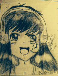 Music chibi girl