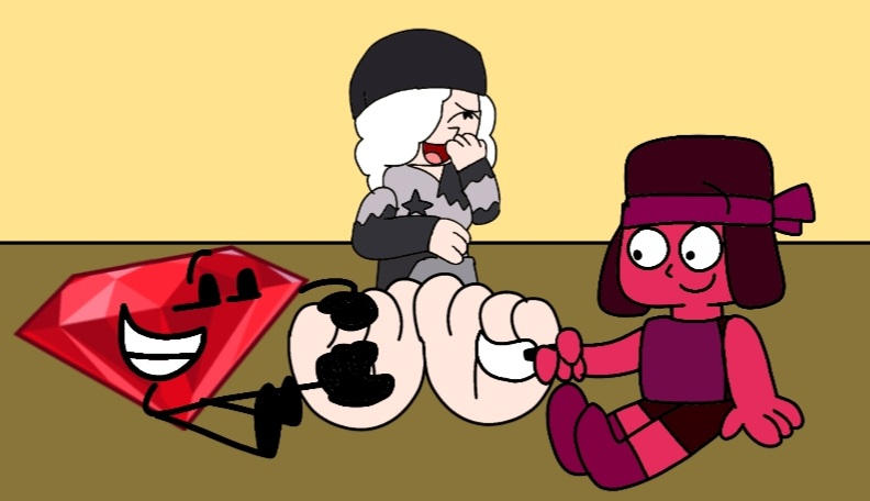 Ruby Bfdi R63 Ruby (BFDI) and Ruby (SU) Tickled Ruby (FNF) Feet by miguelzito on ...