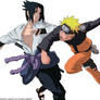 Shippuuden Naruto and Sasuke