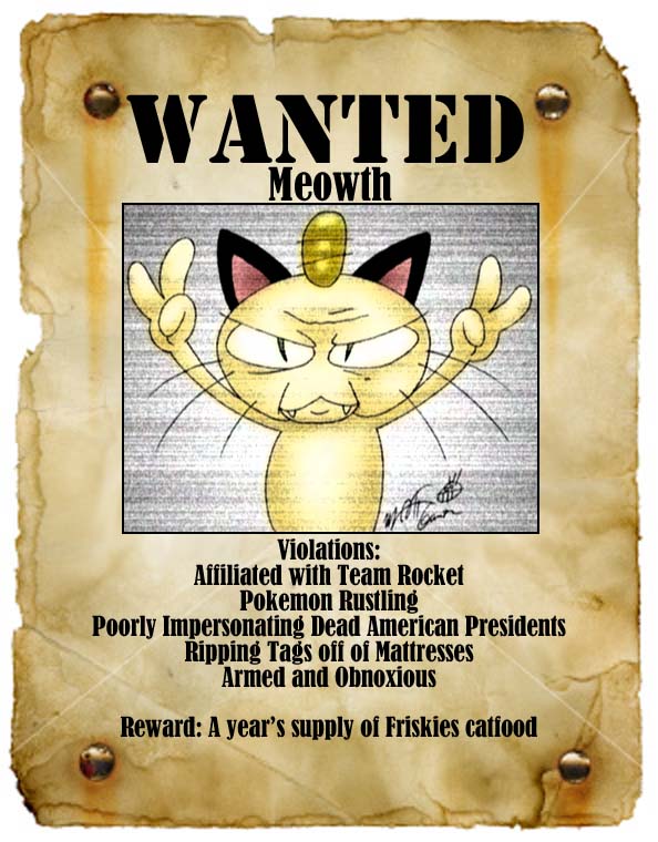 WANTED: Meowth