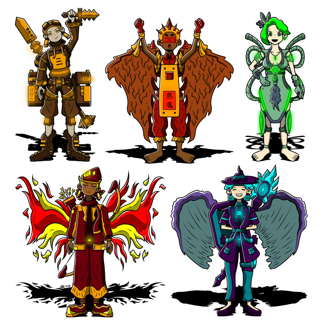 Deviantart Char CHARACTER Illustrations3 by octobersandwich30 on DeviantArt