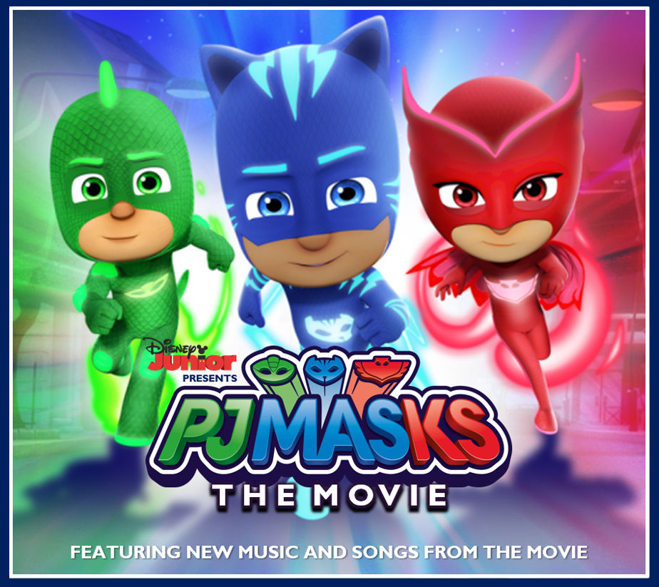 PJ Masks Movie Soundtrack Album Cover Front by JustinProffesional on