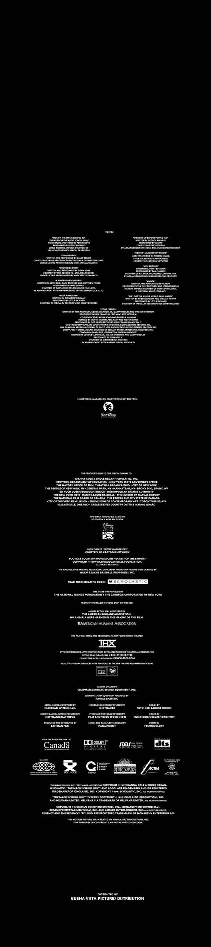 Layout Animation Credits Deviantart The Magic School Bus Movie Credits by JustinProffesional on DeviantArt