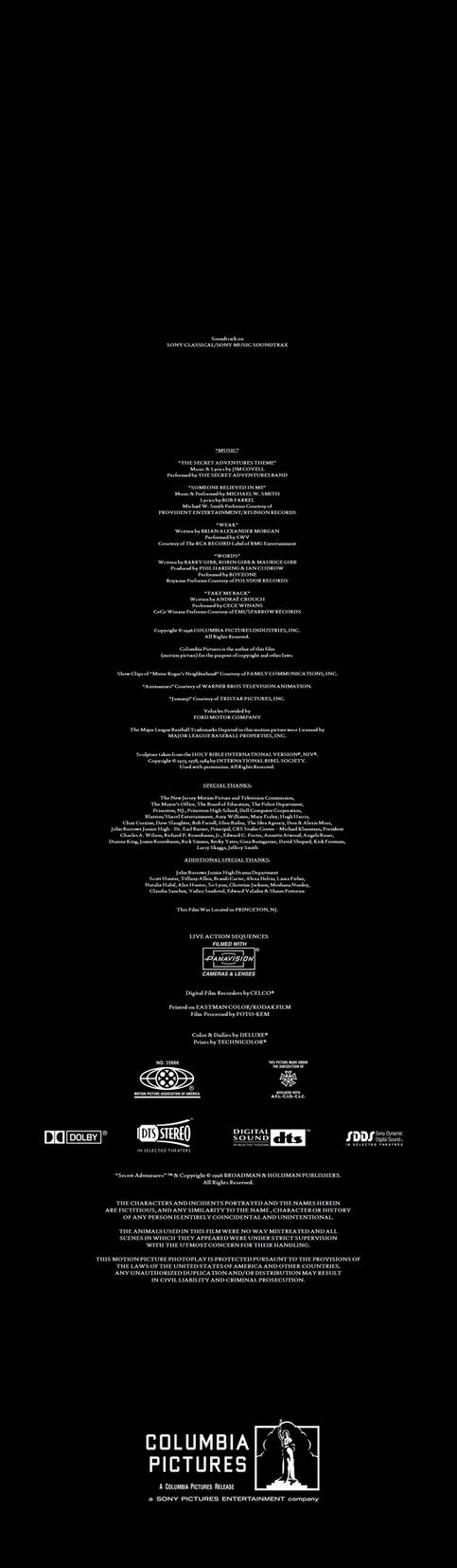 Layout Animation Credits Deviantart The Secret Adventures Movie Credits by JustinProffesional on DeviantArt