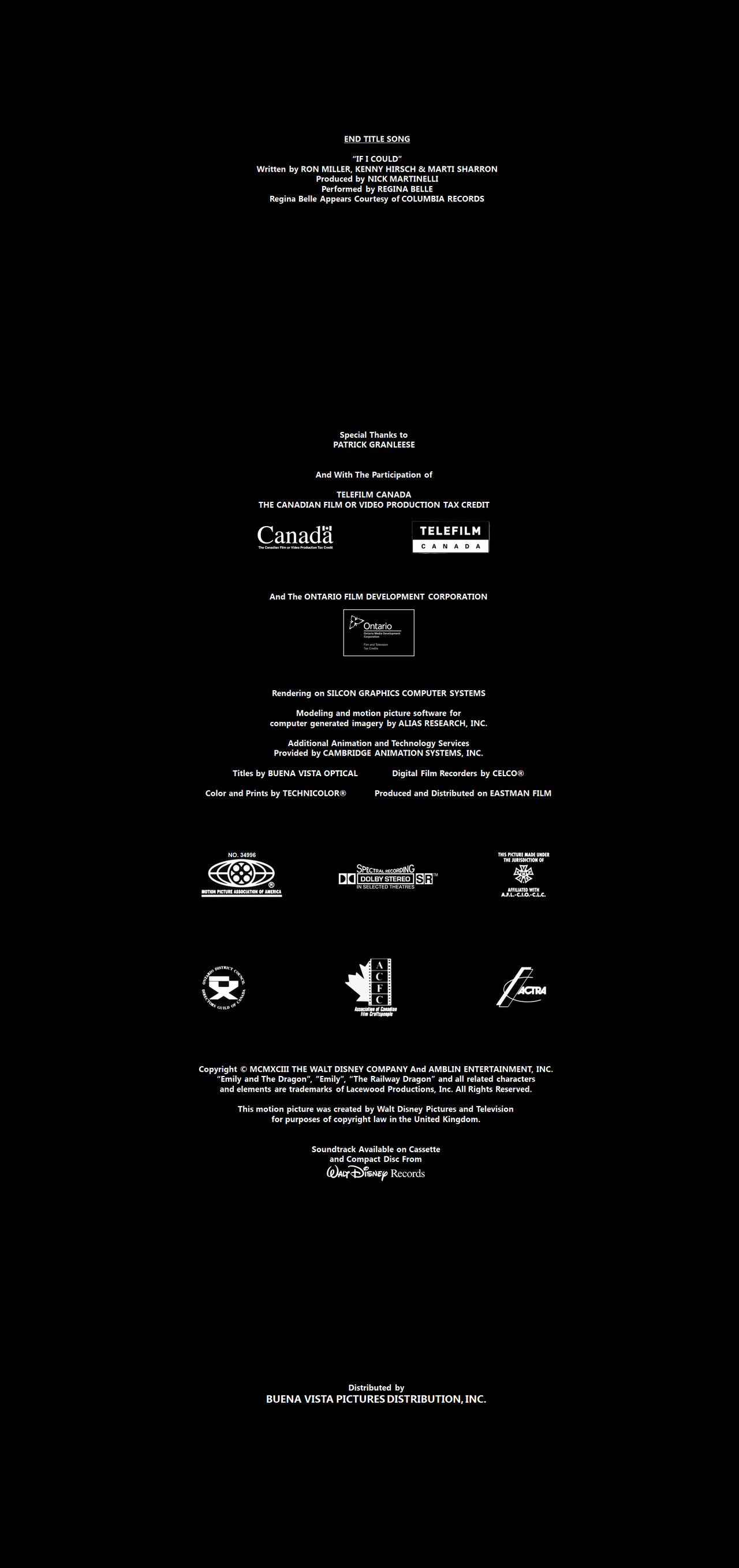 Layout Animation Credits Deviantart Disney's Emily And The Dragon Movie Credits by JustinProffesional on ...