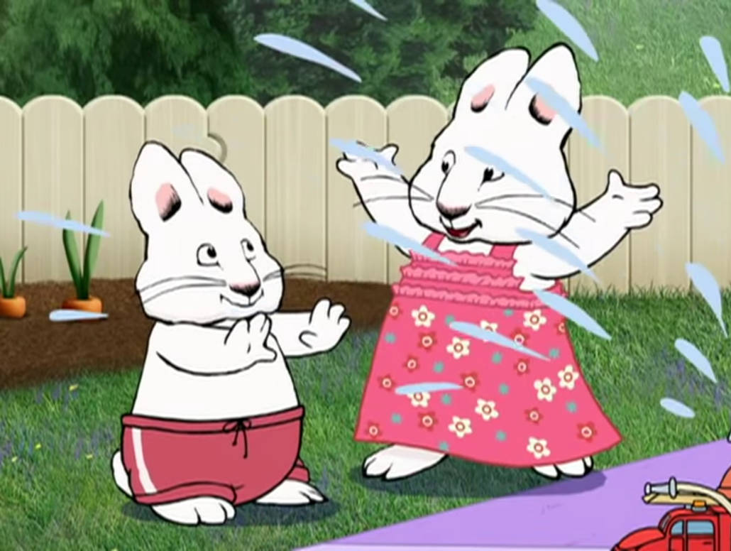 Aummer Ruby Max and Ruby's Summer Clothes are Wet by JustinProffesional on DeviantArt