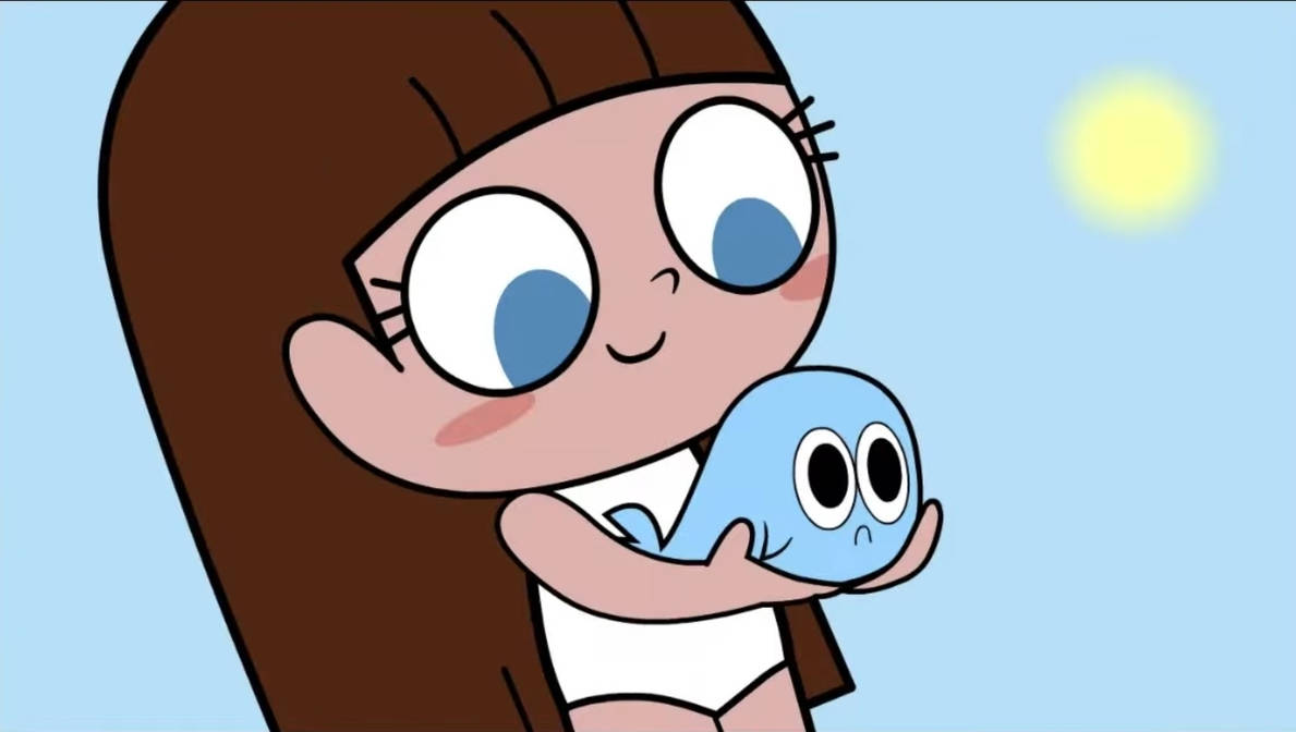 Robin Snyder in her Swimsuit holding a Whale by JustinProffesional on ...