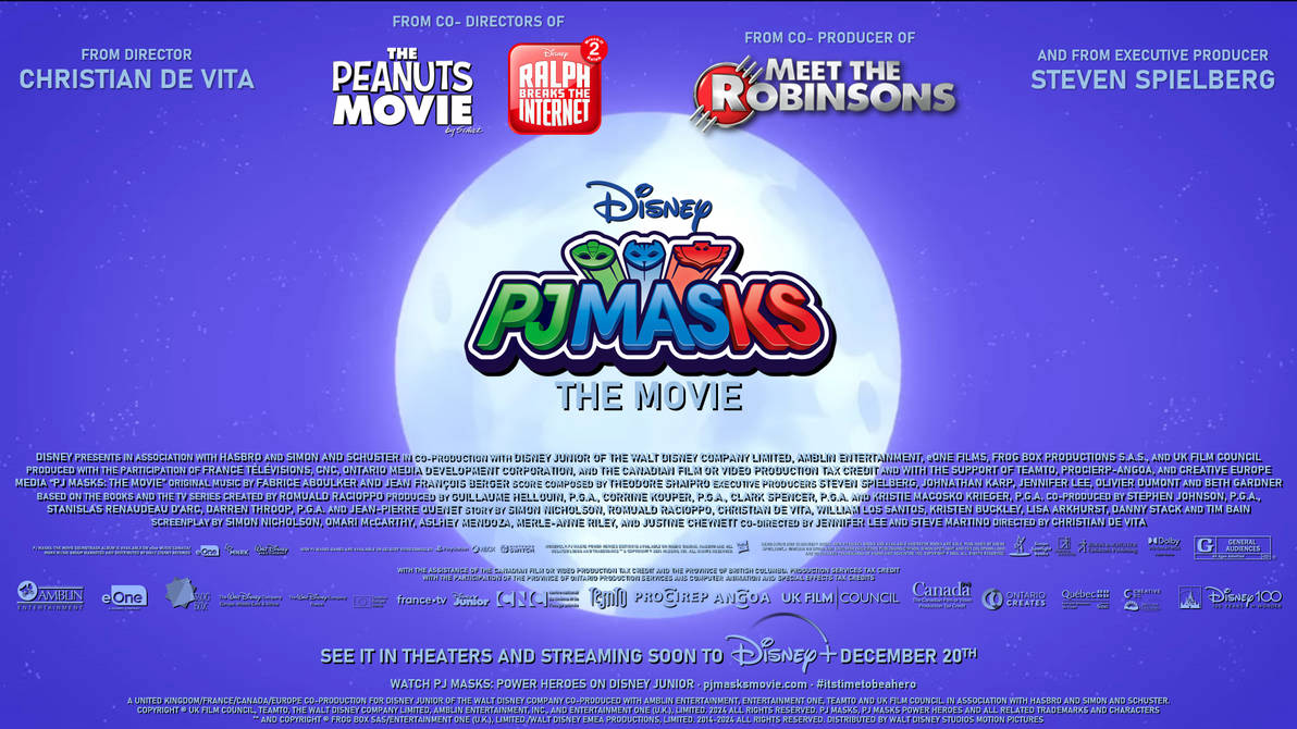 PJ Masks Movie (My Version) Credits by JustinProffesional on DeviantArt