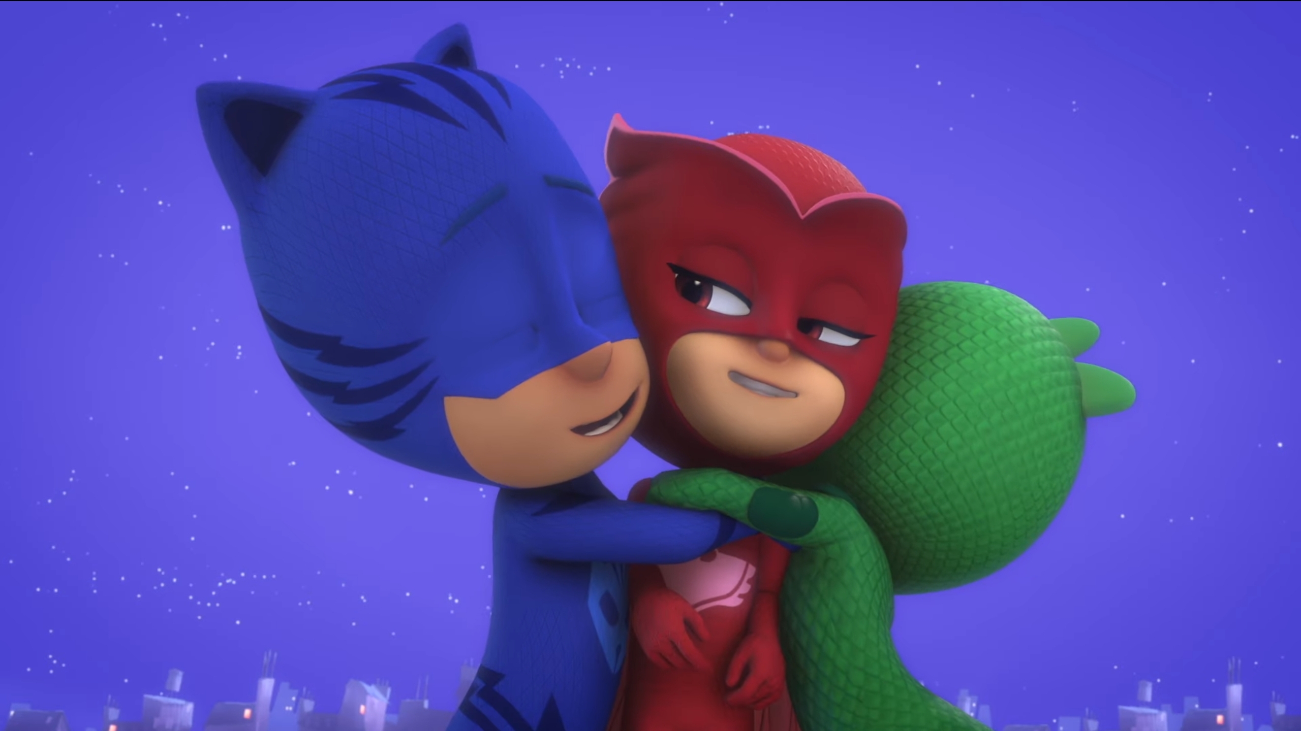 A PJ Hug for Owlette by JustinProffesional on DeviantArt