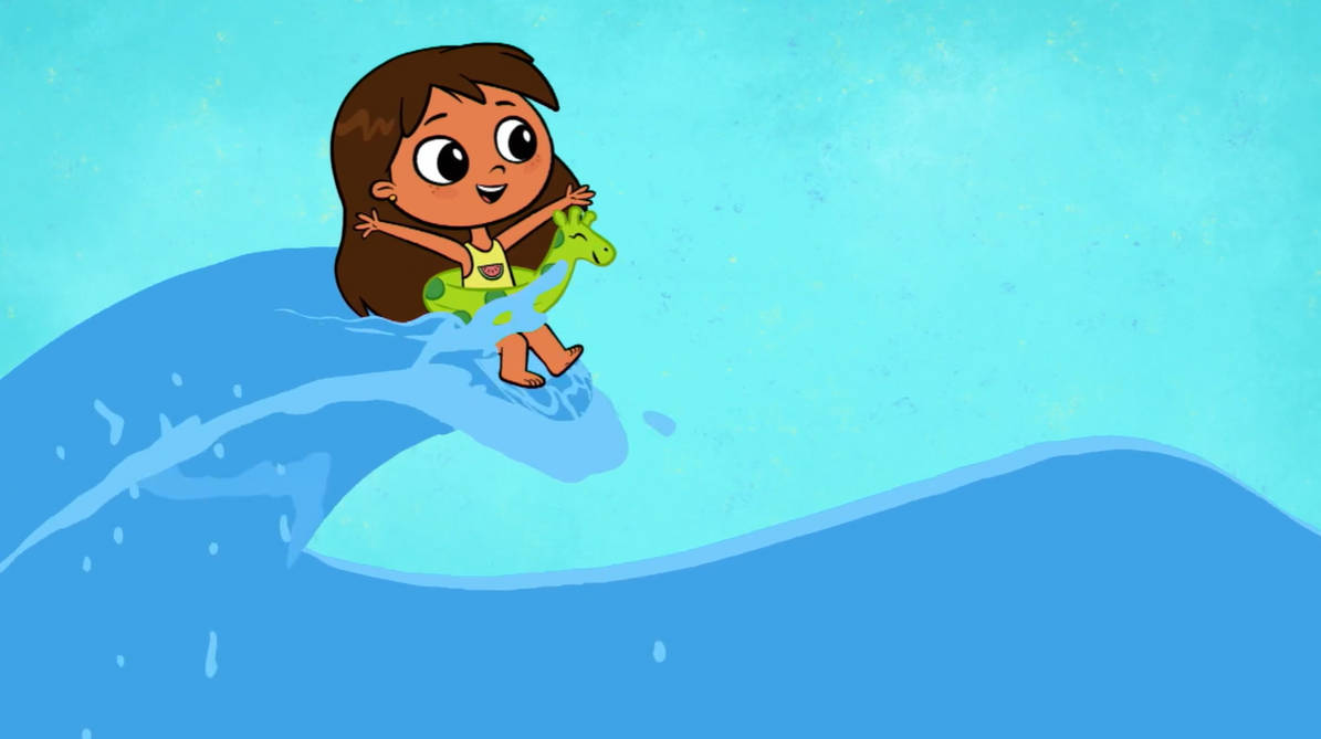Rosie Riding A Wave by JustinProffesional on DeviantArt