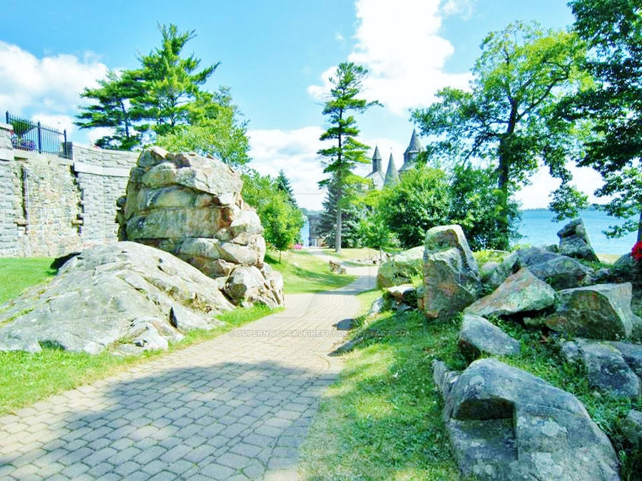 Mappath Castle Pathway Around The Castle by SupernaturalFirefly on DeviantArt