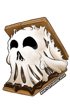 Sticker: S'more Ghosts!