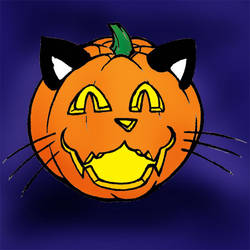 Jack-O-Lantern - Kitty