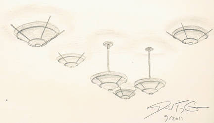 Lamps, not UFOs