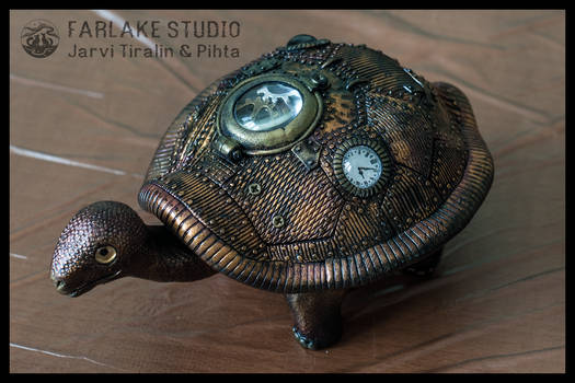 steampunk turtle jewelry box