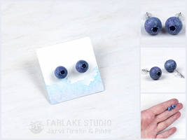 Blueberry earrings