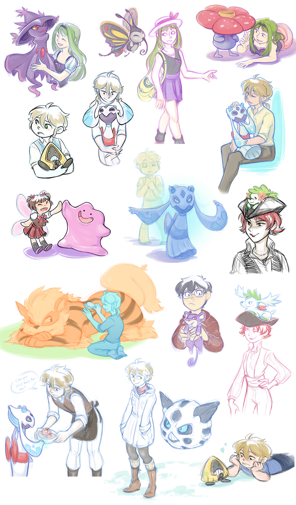 a completely unasked for pokemon au