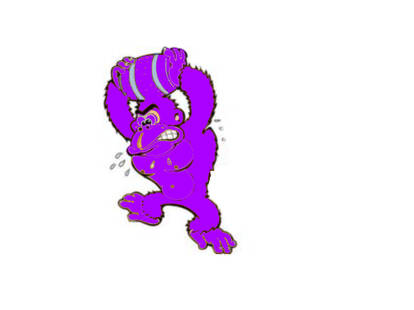 Purple donkey kong