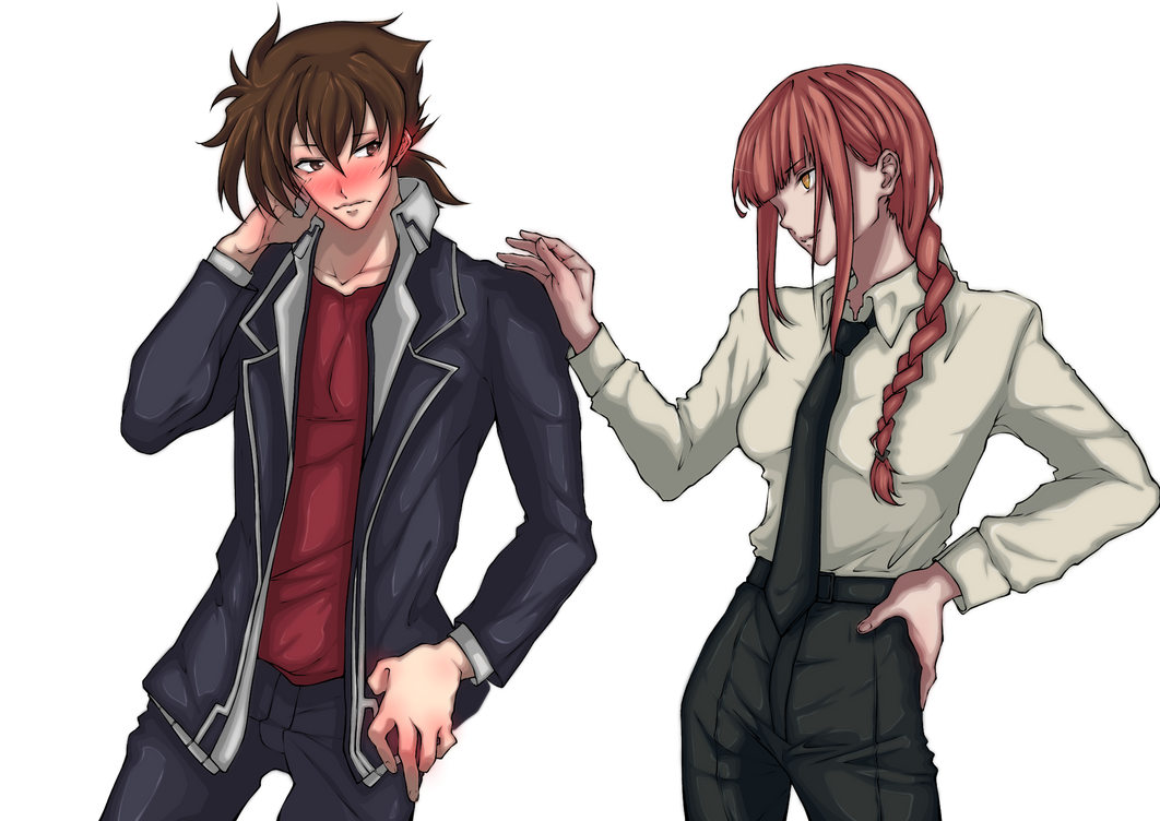 Issei and Makima by leonardomaranahosa on DeviantArt