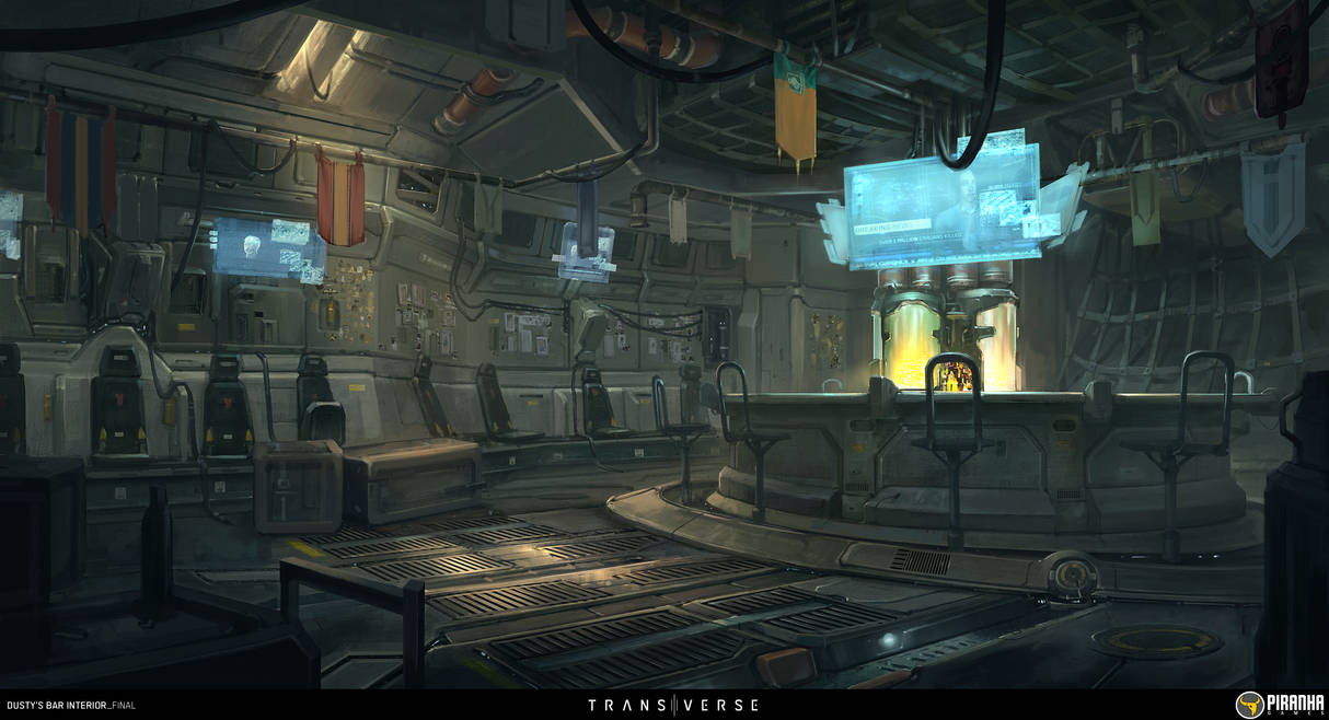 Bar Interior by Sketchshido on DeviantArt