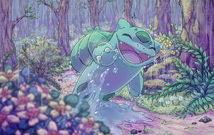 Happy Bulba In The Rain