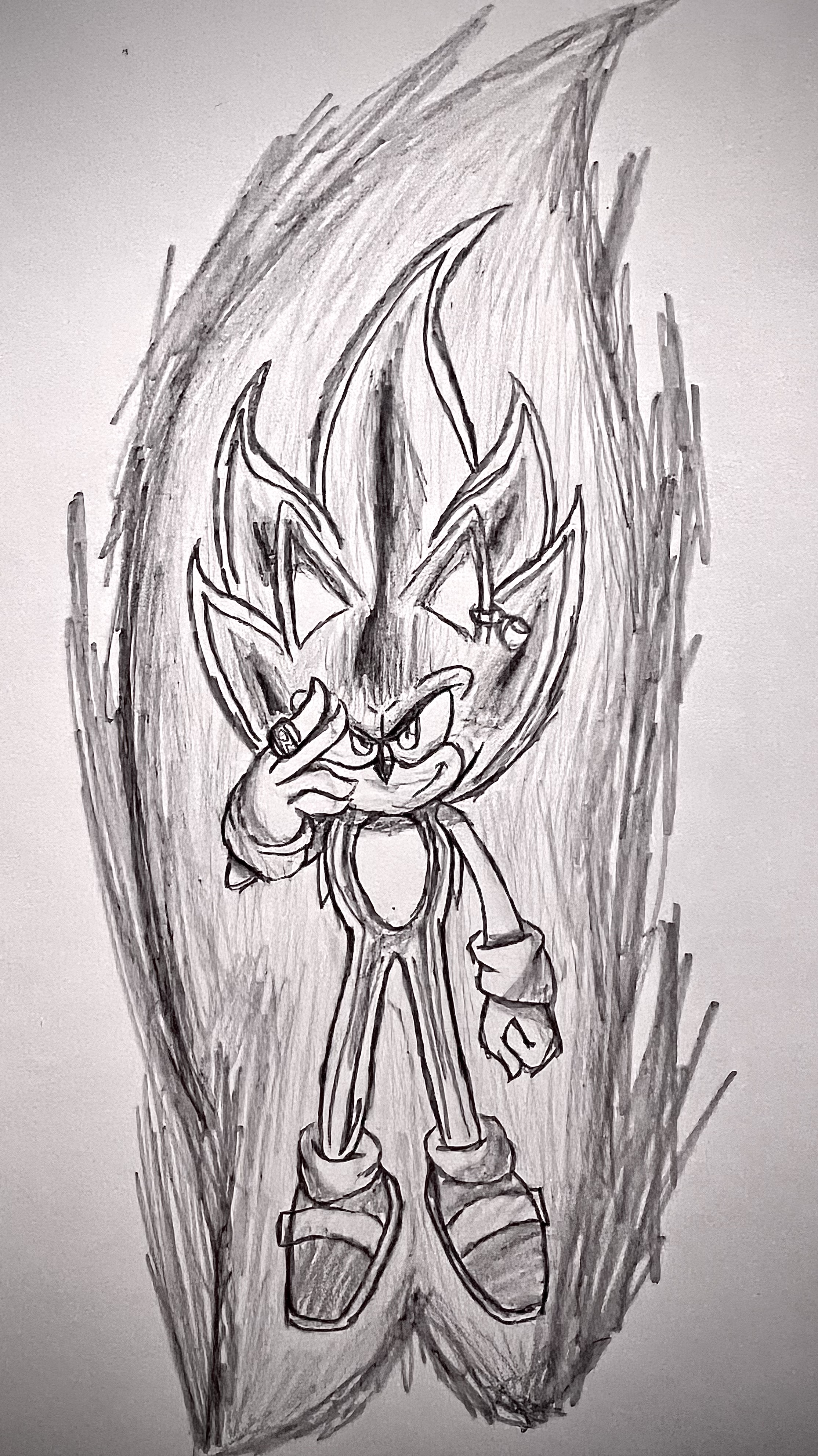 Dark Super Sonic by shadowhatesomochao on deviantART