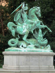 St George killing the dragon