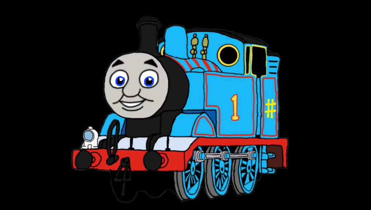 Thomas(me) with a hashtag in CGI By Trainfan123 by ThomasTheNo1BlueE2 ...